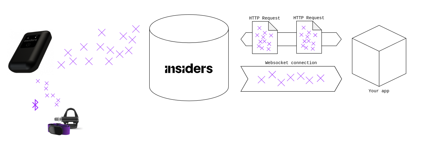 Intense Tracker data flow